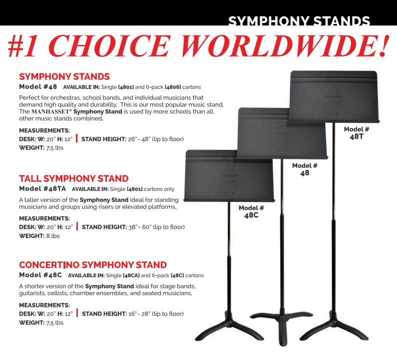 Manhasset Symphony Music Stand | J.W. Pepper